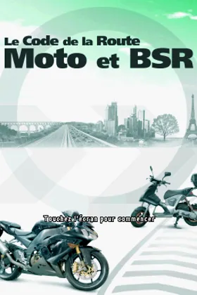 Code de la Route, Le - Moto et BSR (France) screen shot title